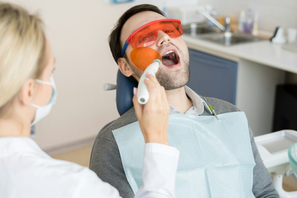 Laser Treating in Dentistry Clinic